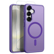 Capa NORTHJO Matte MagSafe com Vidro Temperado para Samsung S24