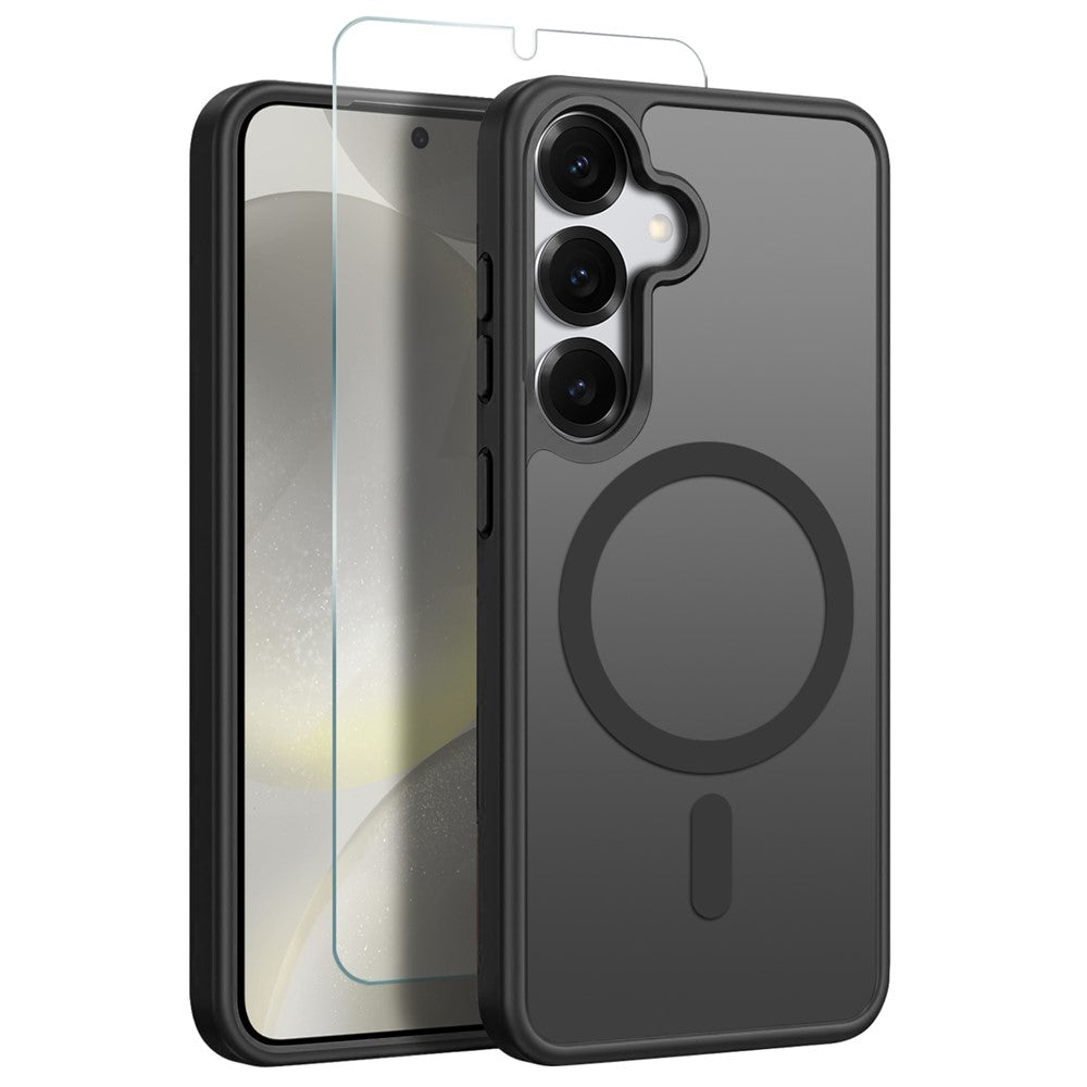 Capa NORTHJO Matte MagSafe com Vidro Temperado para Samsung S24+