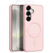 Capa NORTHJO Matte MagSafe com Vidro Temperado para Samsung S24+