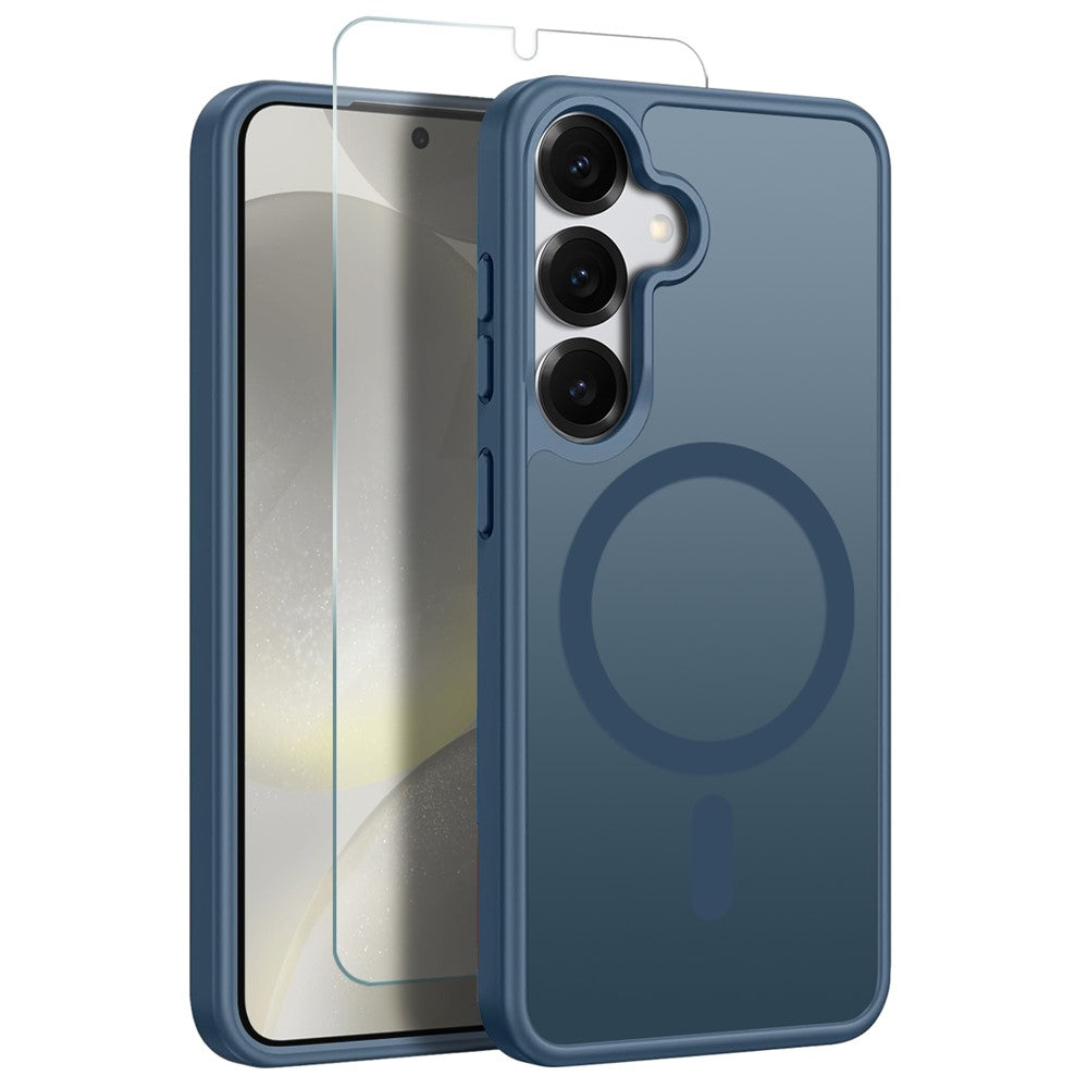 Capa NORTHJO Matte MagSafe com Vidro Temperado para Samsung S24+