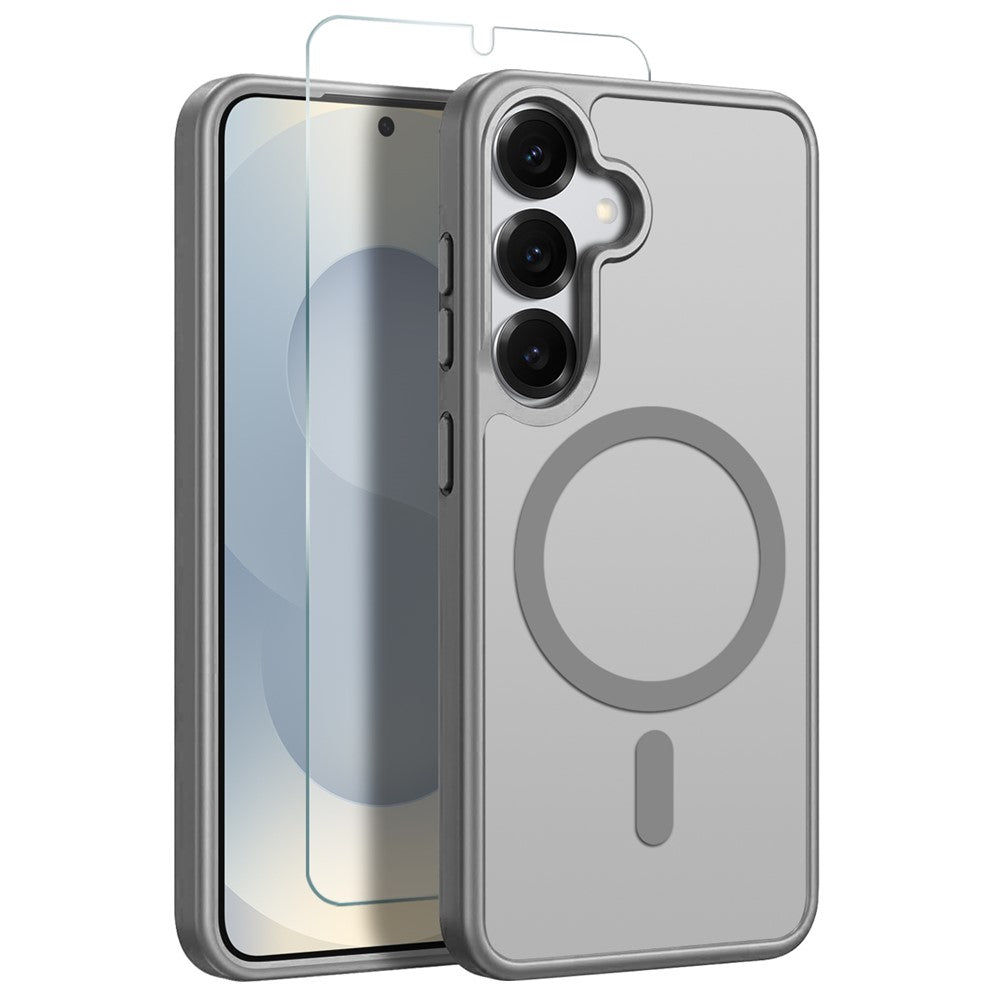Capa NORTHJO Matte MagSafe com Vidro Temperado para Samsung S25
