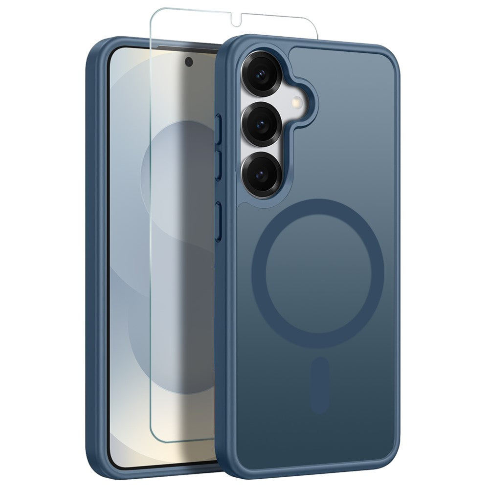 Capa NORTHJO Matte MagSafe com Vidro Temperado para Samsung S25+