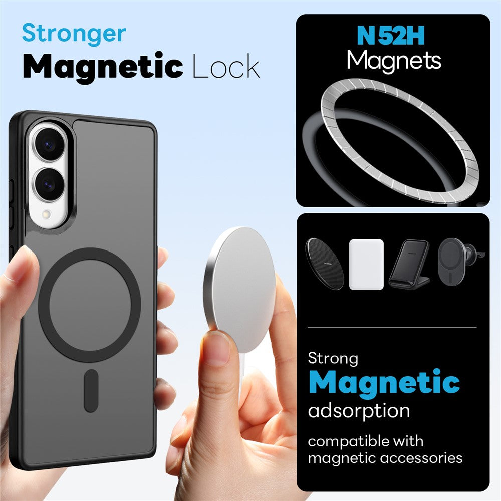 Capa NORTHJO Matte MagSafe com Vidro Temperado para Samsung S25 Edge