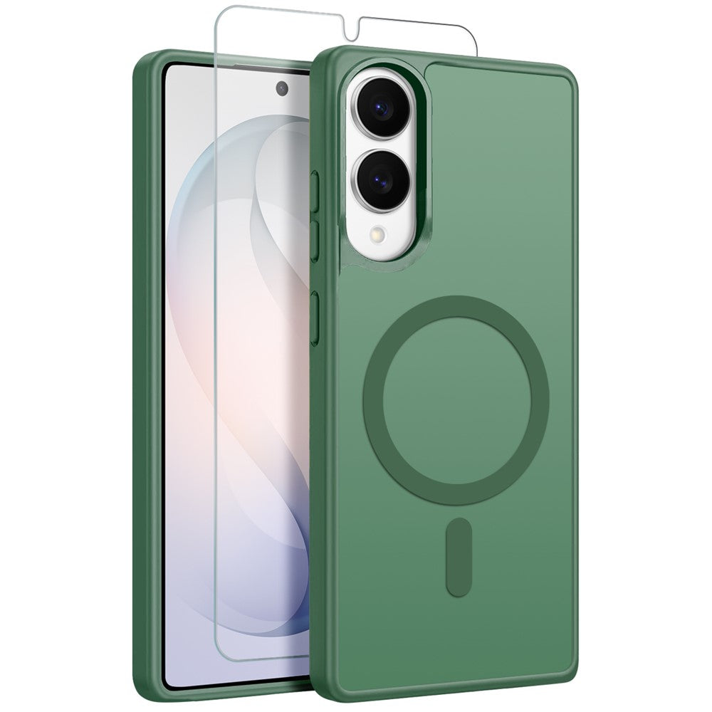 Capa NORTHJO Matte MagSafe com Vidro Temperado para Samsung S25 Edge
