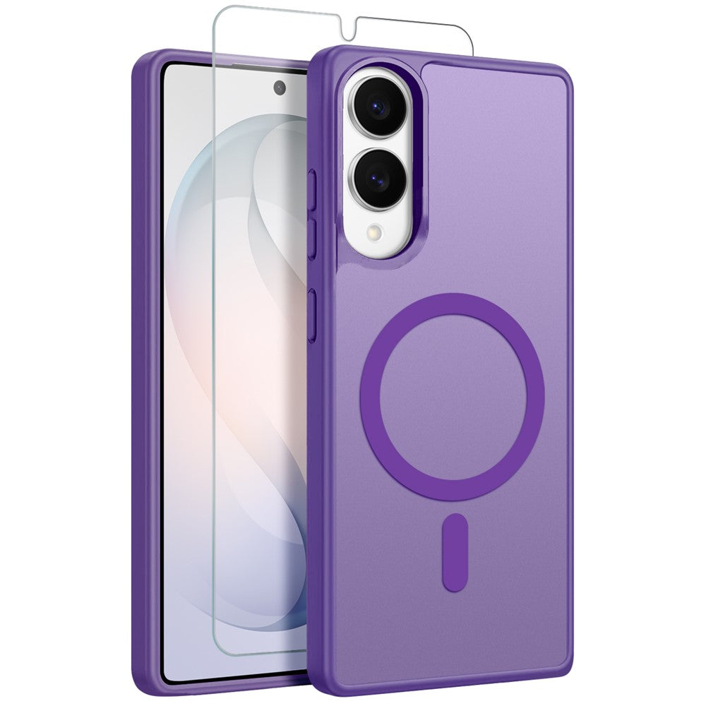 Capa NORTHJO Matte MagSafe com Vidro Temperado para Samsung S25 Edge