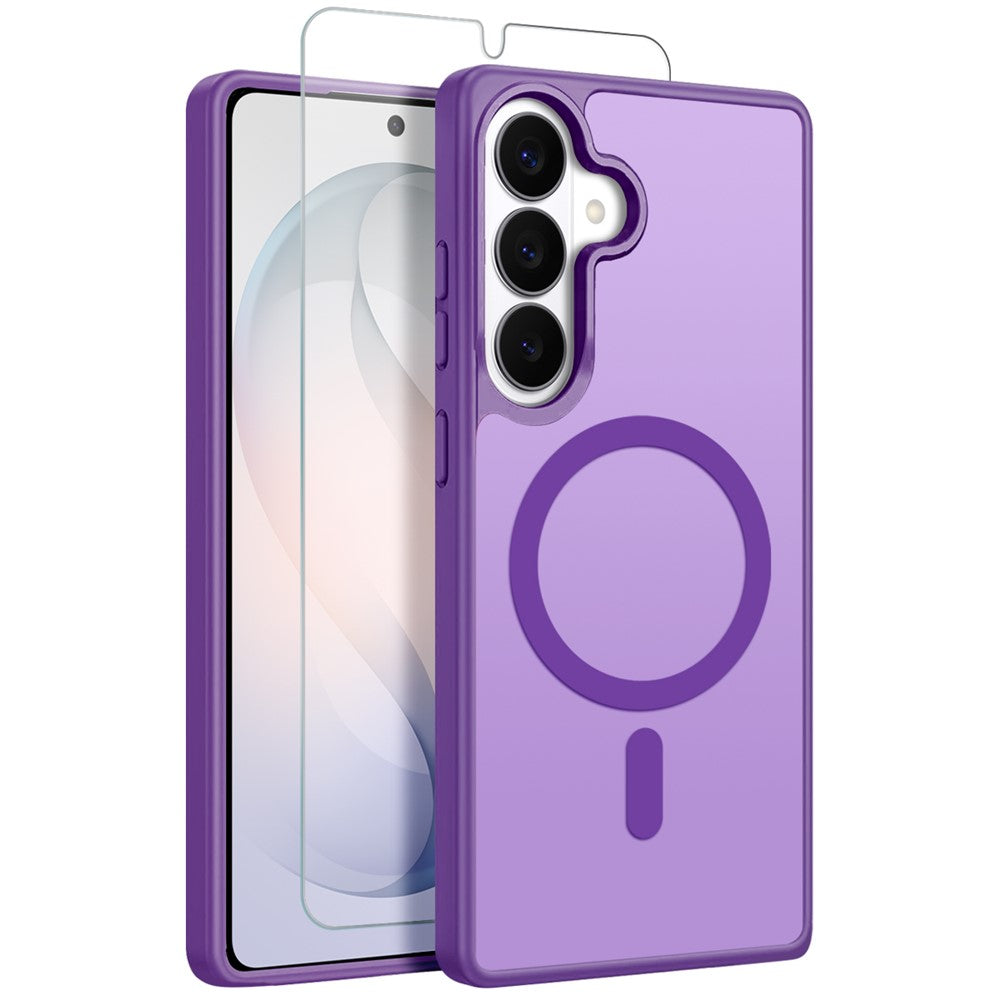 Capa NORTHJO Matte MagSafe com Vidro Temperado para Samsung S26