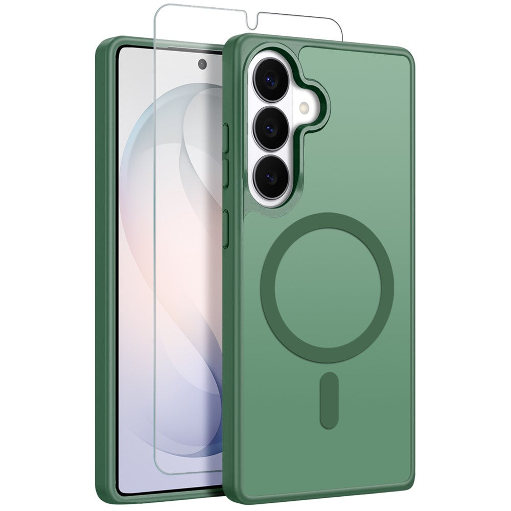 Capa NORTHJO Matte MagSafe com Vidro Temperado para Samsung S26+
