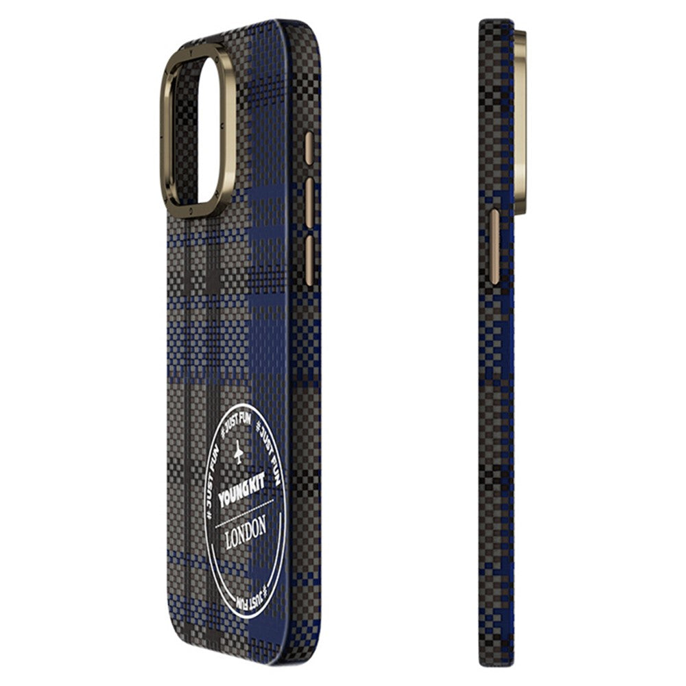 capa fibra de aramida youngkit iphone 15 pro max