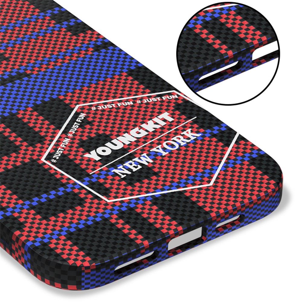 Capa Youngkit Aramid Fiber 600D para iPhone 15 Pro Max