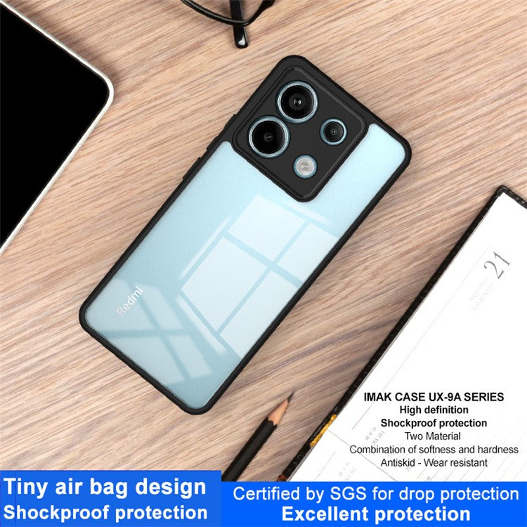 iMak UX‑9A Transparent Case for Xiaomi Redmi Note 13 Pro 5G