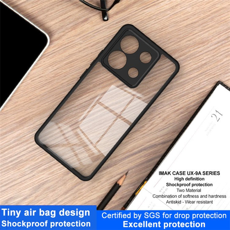 iMak UX‑9A Transparent Case for Xiaomi Redmi Note 13 Pro 5G