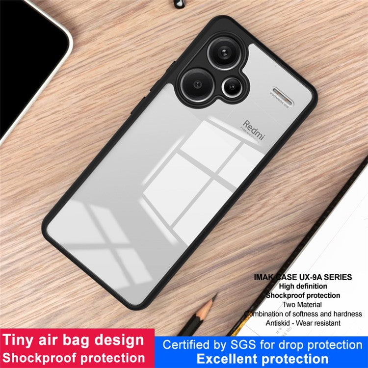 iMak UX‑9A Transparent Case for Xiaomi Redmi Note 13 Pro+