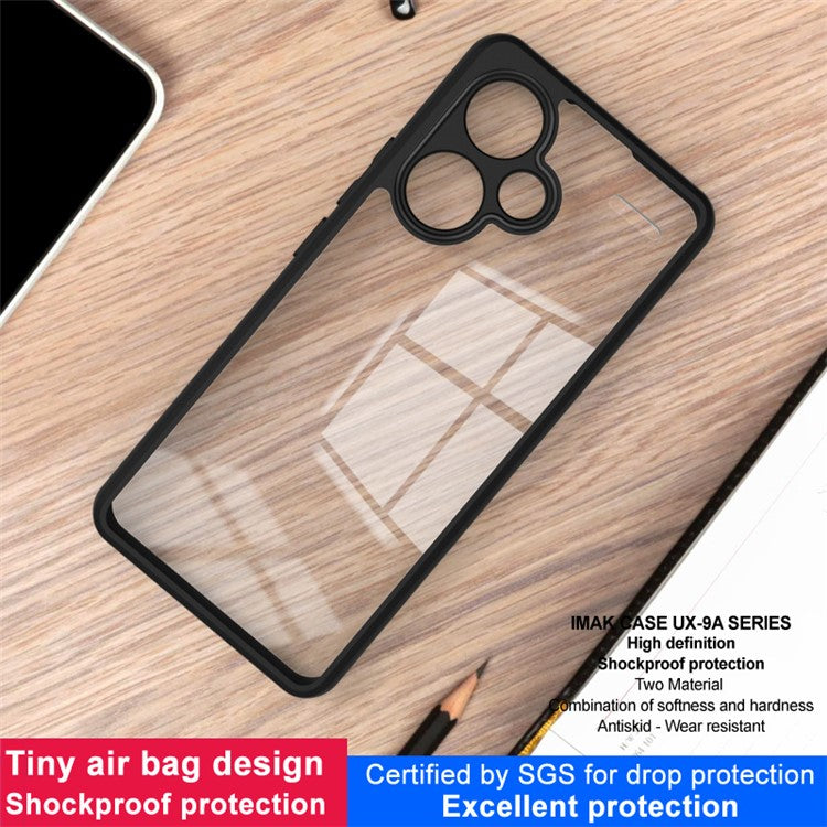 iMak UX‑9A Transparent Case for Xiaomi Redmi Note 13 Pro+