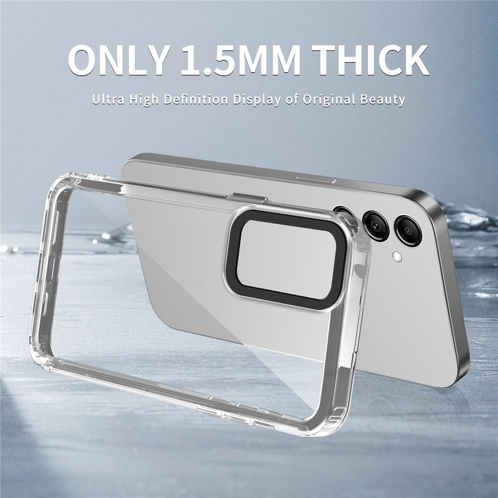 capa protetora transparente resistente samsung a35