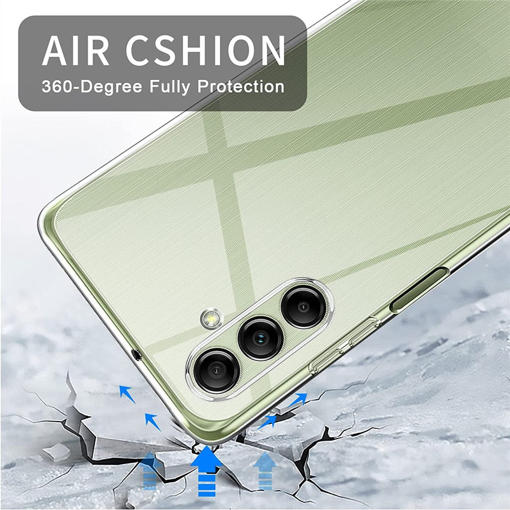 capa transparente com películas samsung a35