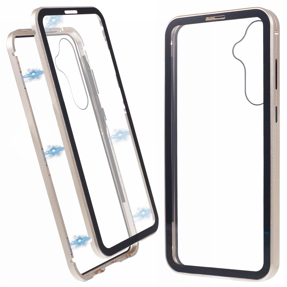 Capa Dupla Magnetic Clear para Samsung A35 5G
