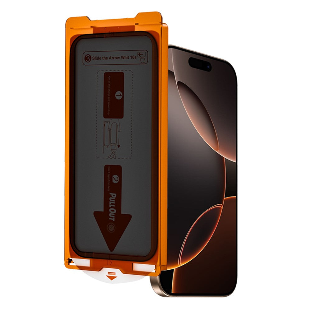 vidro privacidade iphone 16 pro max com aplicador