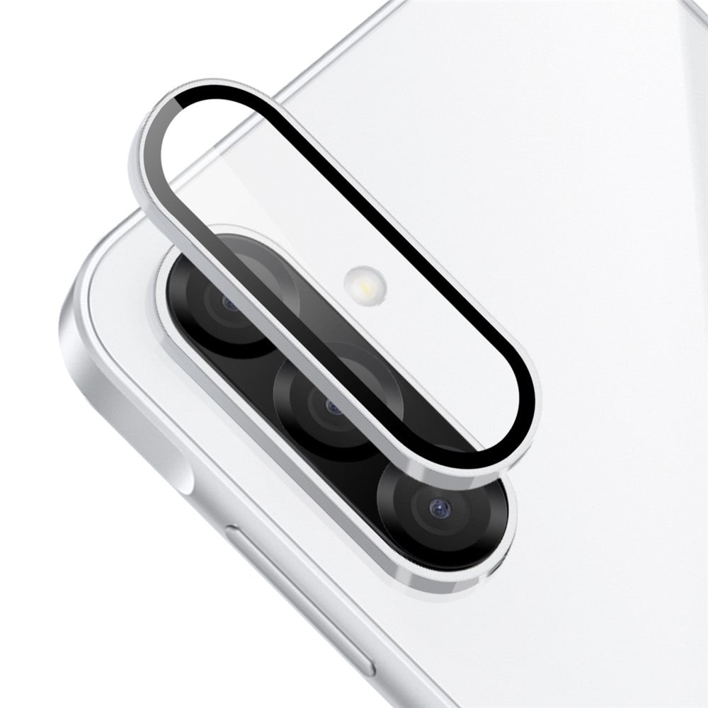 lente com anel metálico preto para samsung galaxy