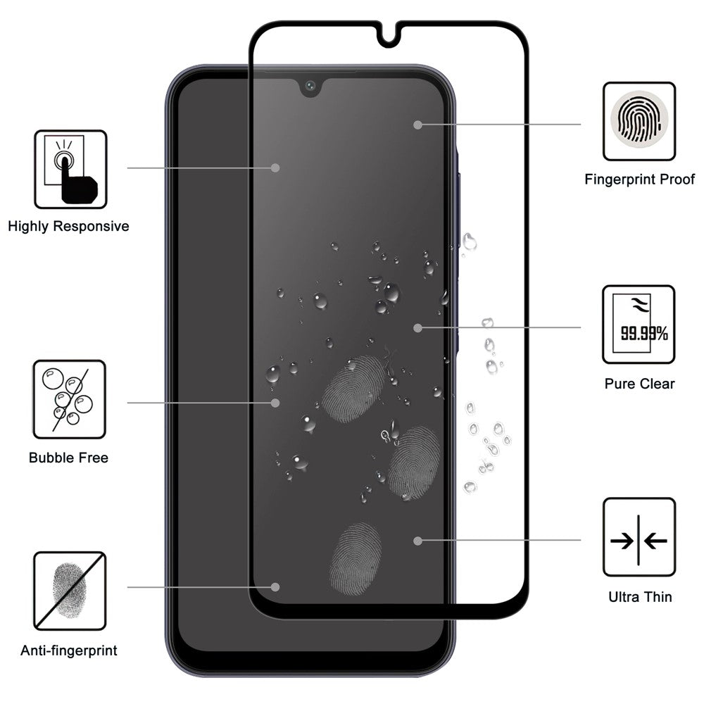vidro agc full glue para samsung galaxy