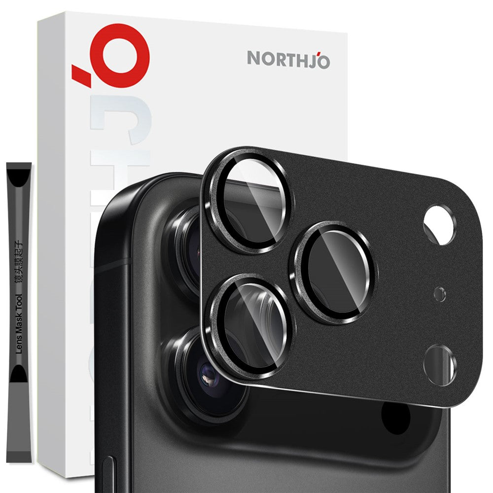 Protetor de Lente Northjo Fosco para iPhone 17 Pro