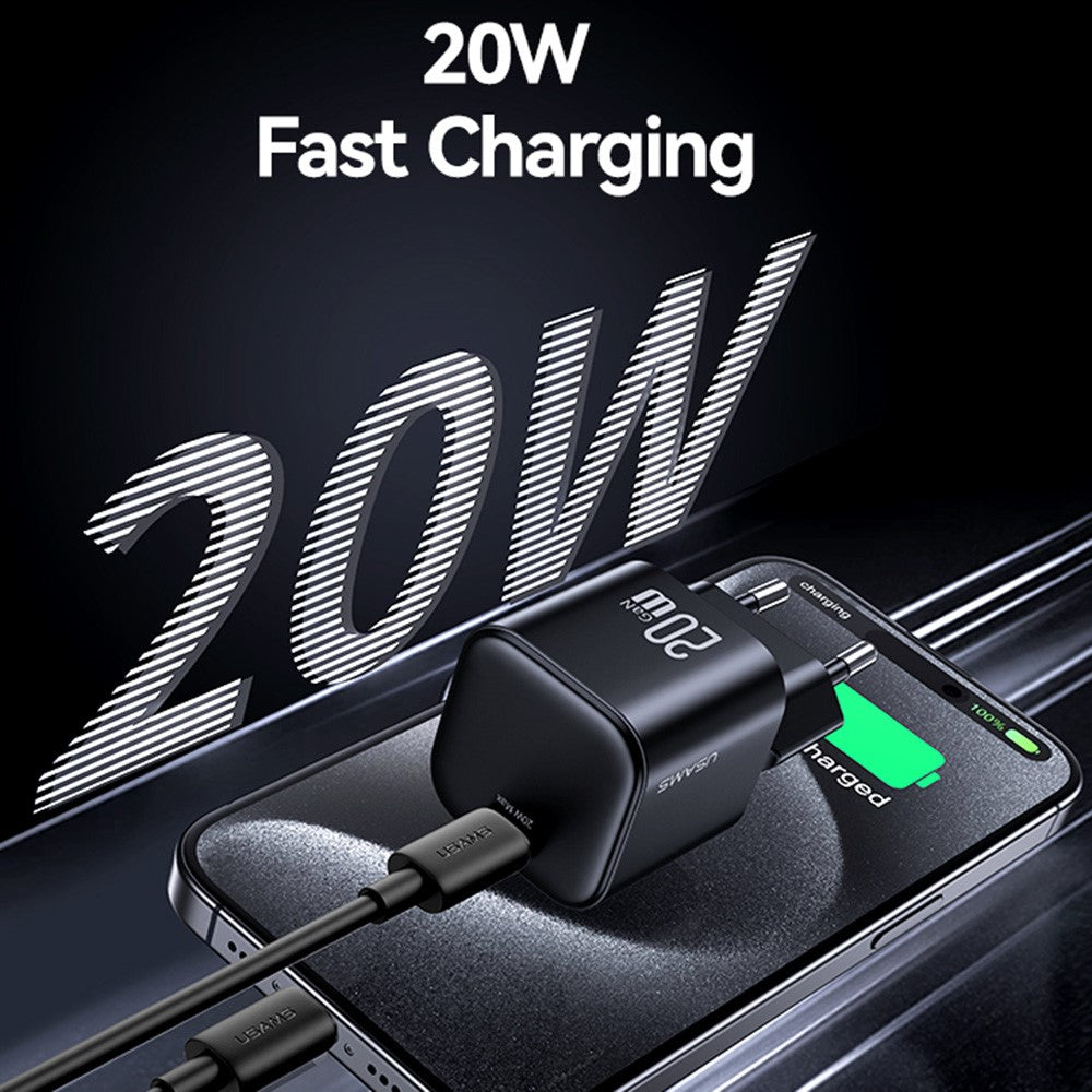 carregador com power delivery 20w usams