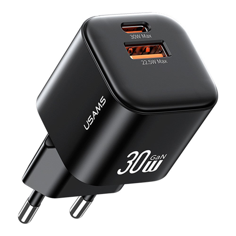 carregador gan usams cc263 30w compacto