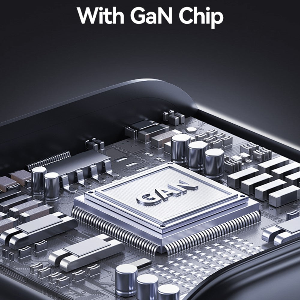 USAMS CC263 – Compact GaN 30W Dual Port USB-C + USB-A Charger