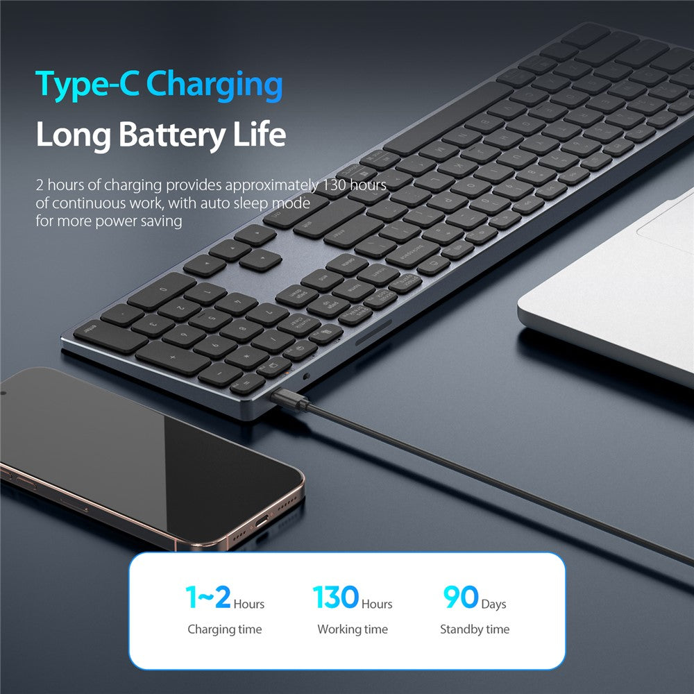 Teclado Wireless DUX DUCIS LK Series Silencioso