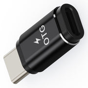 adaptador lightning para usb-c carregamento e microfone