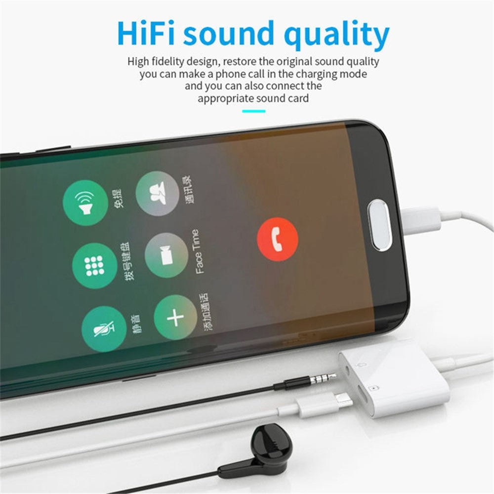 Adaptador USB-C para 3.5mm + Carregamento PD MH-CM33S