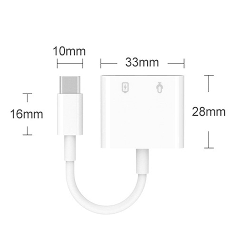 Adaptador USB-C para 3.5mm + Carregamento PD MH-CM33S