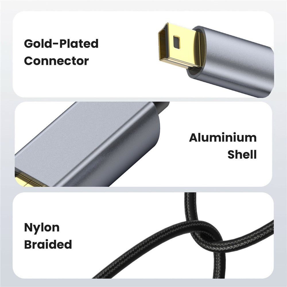 cabo Mini USB 5P para PS3 10m