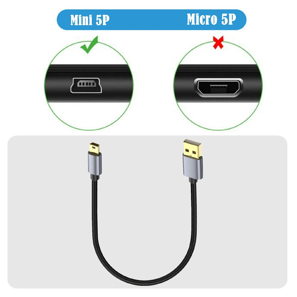 cabo carregamento Mini USB longo 10m