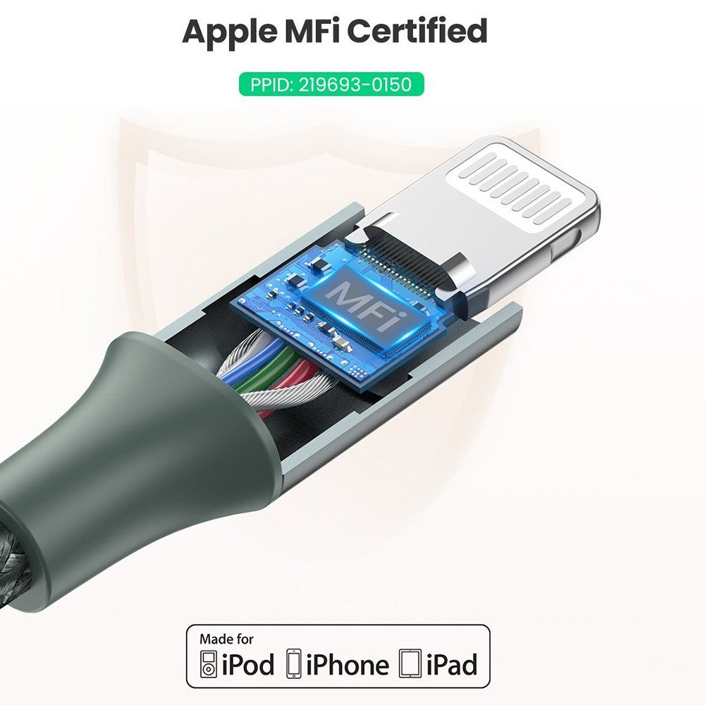 UGREEN USB-C to Lightning MFI 3A PD Cable