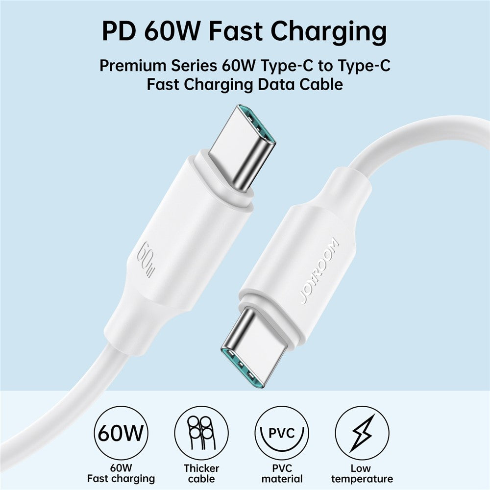 Cabo Joyroom USB-C para USB-C 1m – Série Premium 60W
