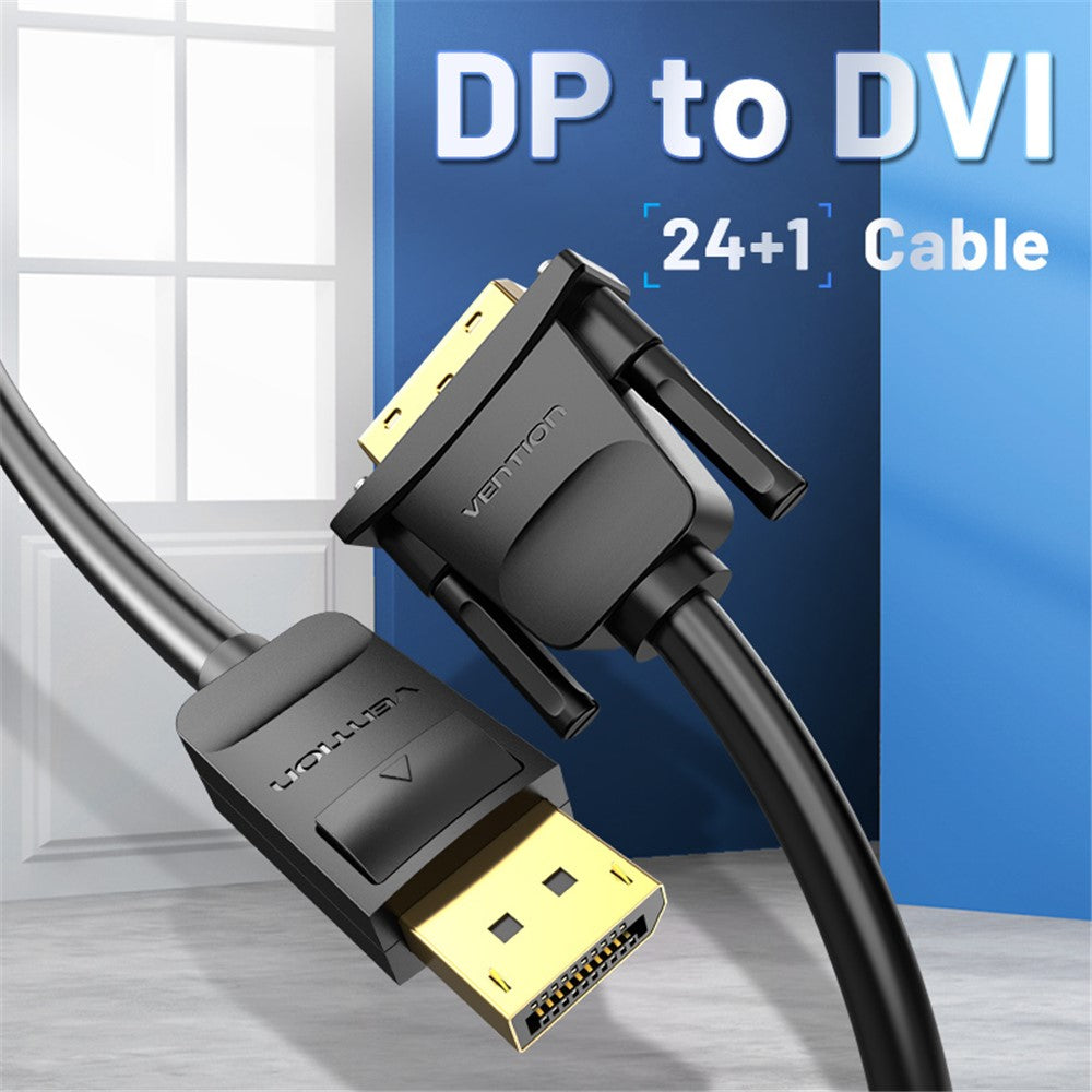 Cabo VENTION DisplayPort para DVI 24+1 1080P 1.5m