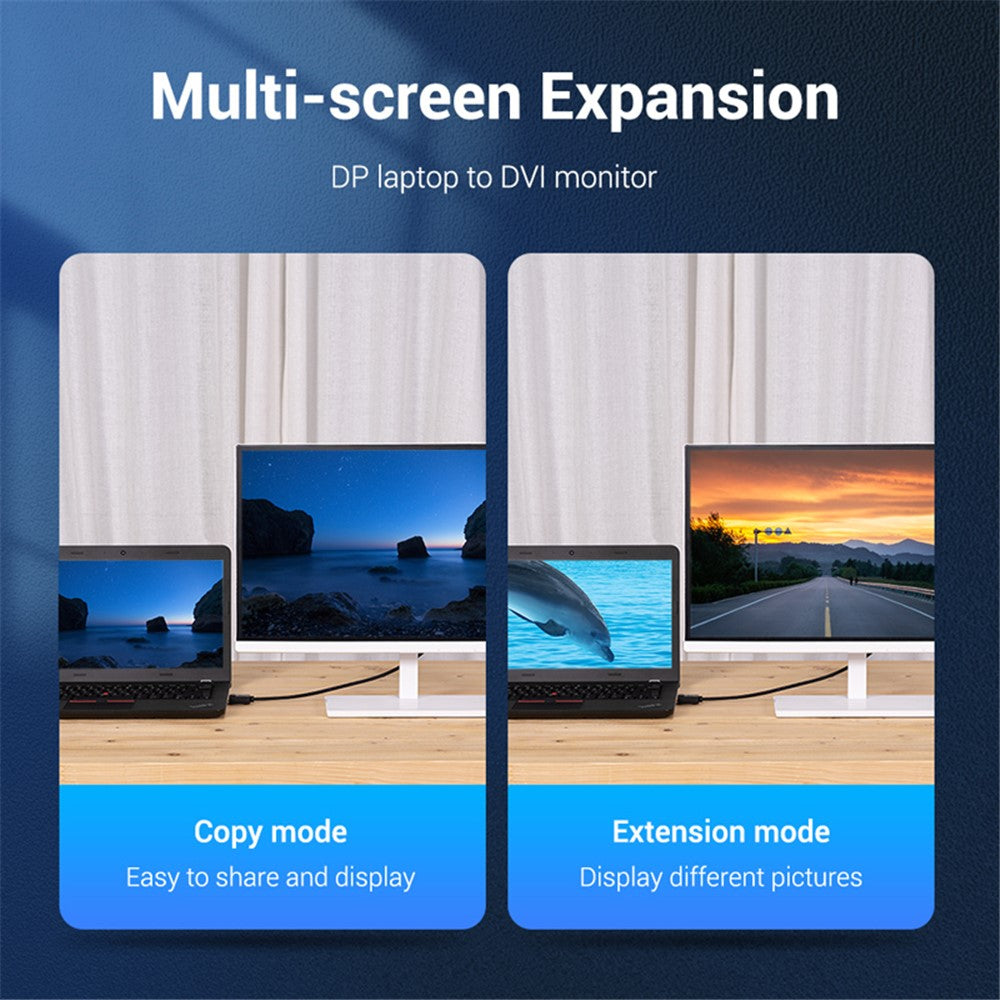 Cabo VENTION DisplayPort para DVI 24+1 1080P 1.5m