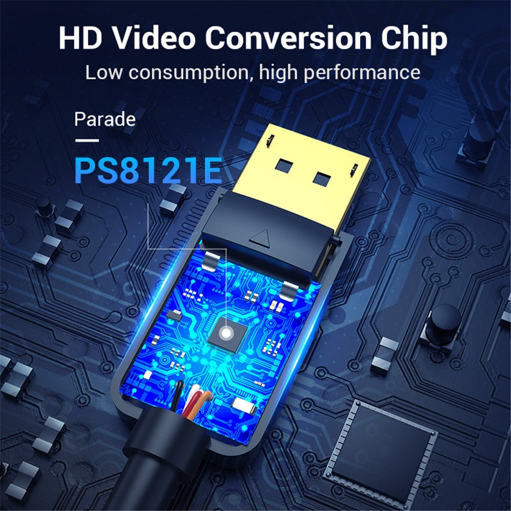 Cabo VENTION DisplayPort para DVI 24+1 1080P 1.5m