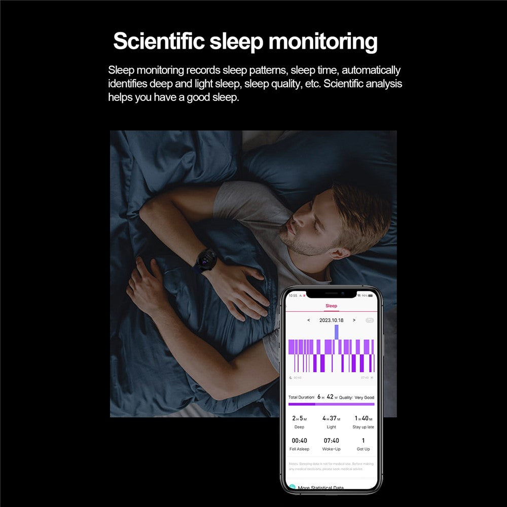 smartwatch elegante tk26 aço com bateria de longa duração