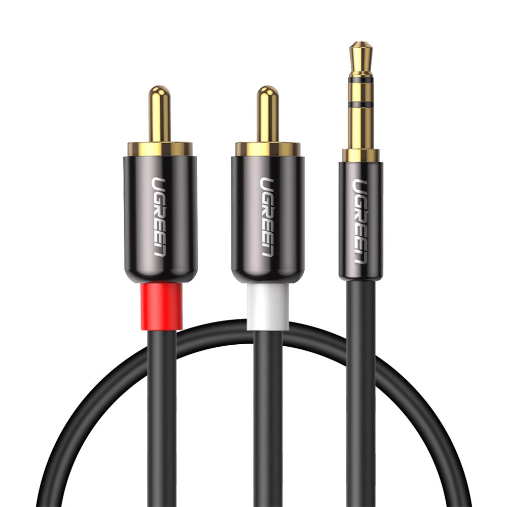 cabo UGREEN 3.5mm para 2 RCA 1m