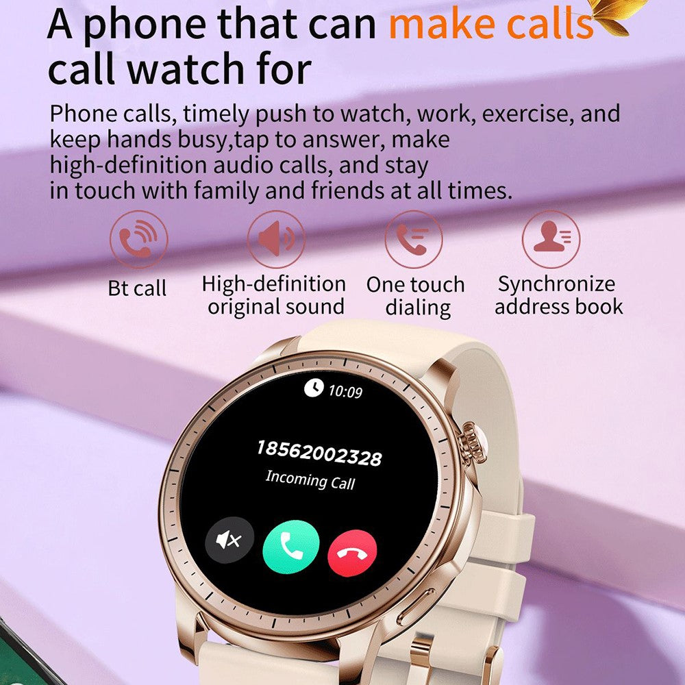 v65 smartwatch compatível com android e ios em silicone