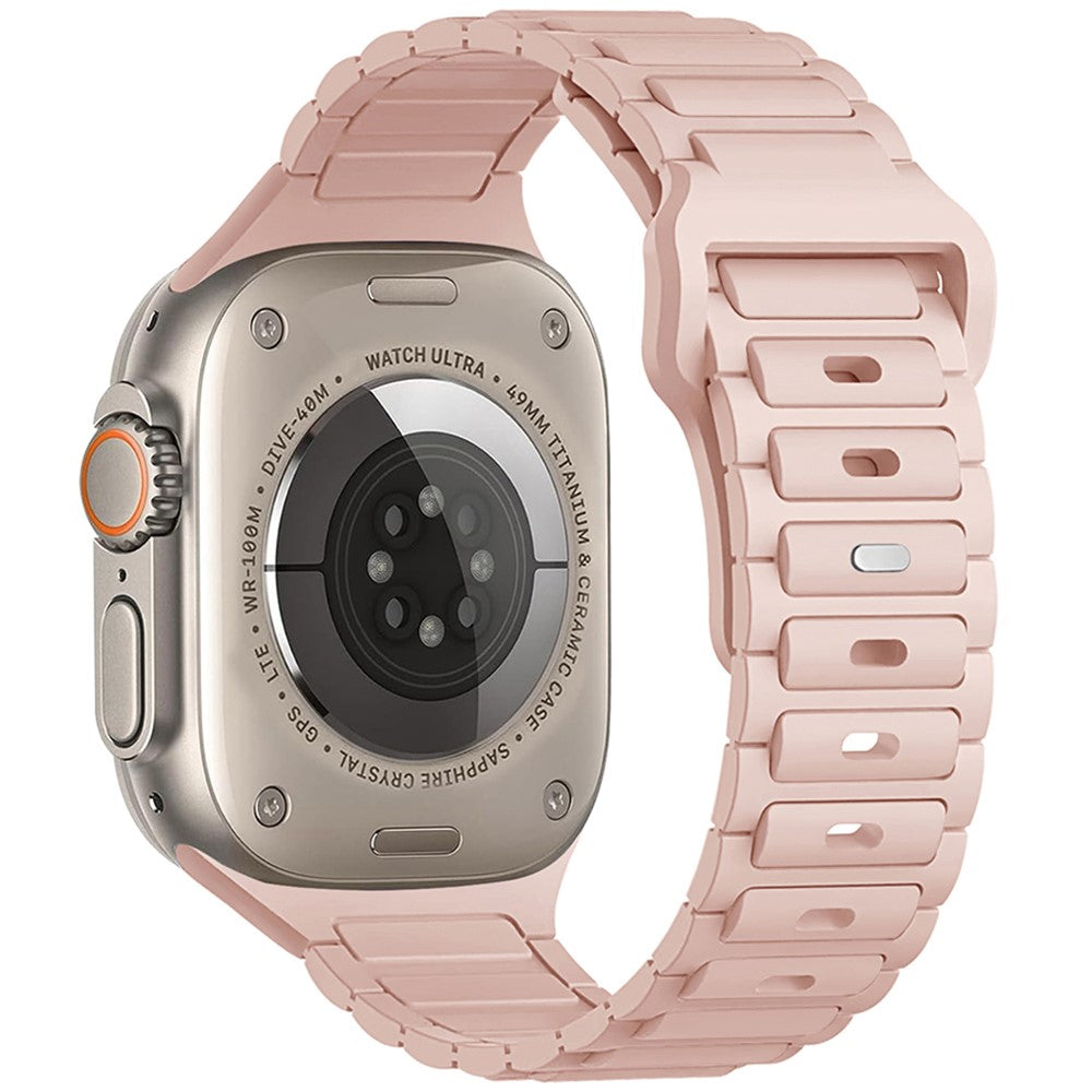 bracelete em silicone macio softband apple watch compatível
