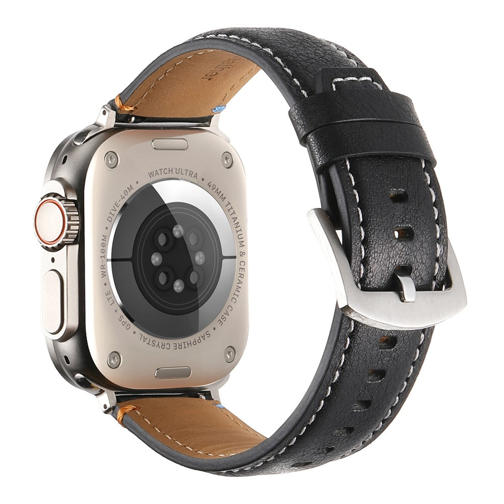 bracelete premium vintage pele genuína para apple watch