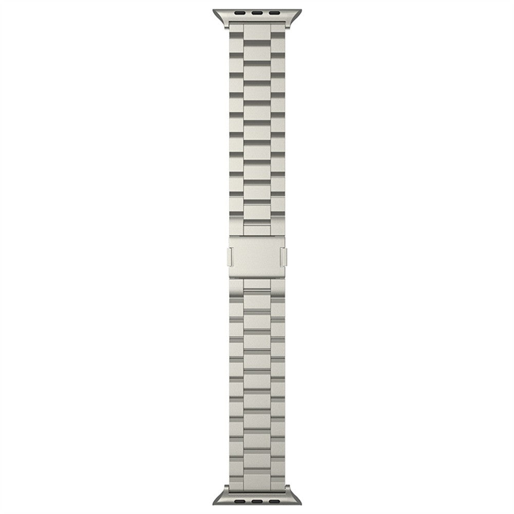 bracelete premium em titânio com fecho magnético apple watch
