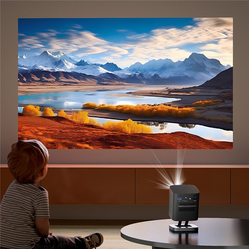 Portable C1000 HD DLP Mini Projector with Android 9.0