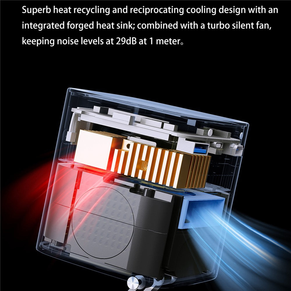 Portable C1000 HD DLP Mini Projector with Android 9.0