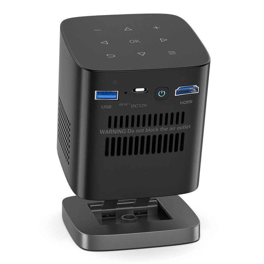 Portable C1000 HD DLP Mini Projector with Android 9.0