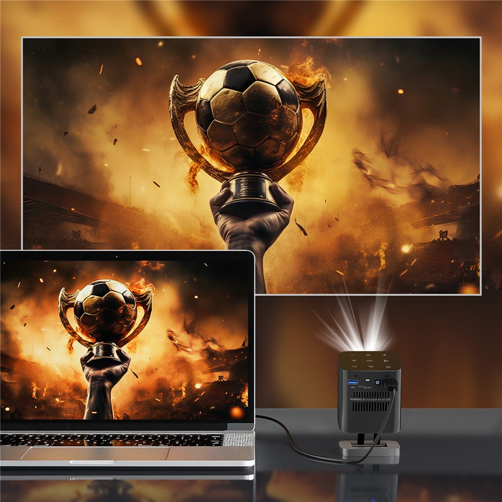 Portable C1000 HD DLP Mini Projector with Android 9.0