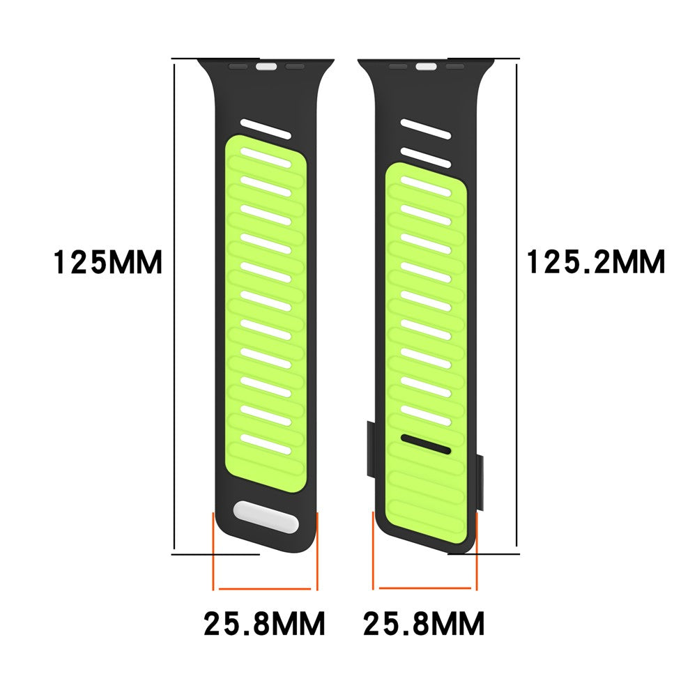 bracelete desportiva apple watch série 1 a 10 ultra em silicone