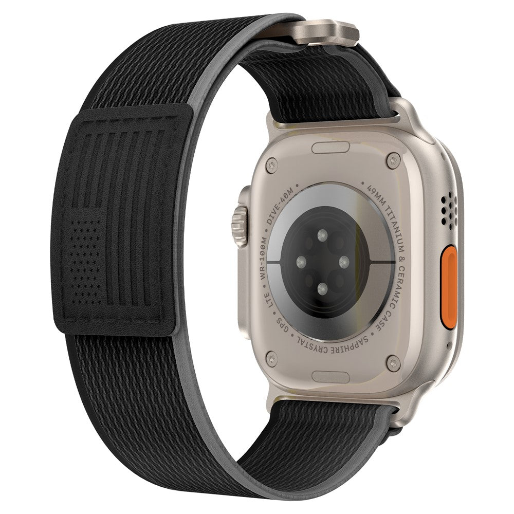 bracelete braidedloop em tecido trançado para apple watch 42–49 mm